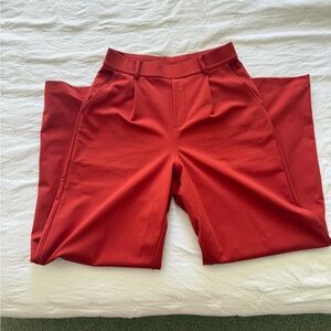 HALARA Wide-Leg High-Rise Pants in Cinnabar